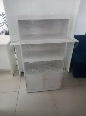 White Book Shelf/ Rack (4 feet 2 ) (C-17)