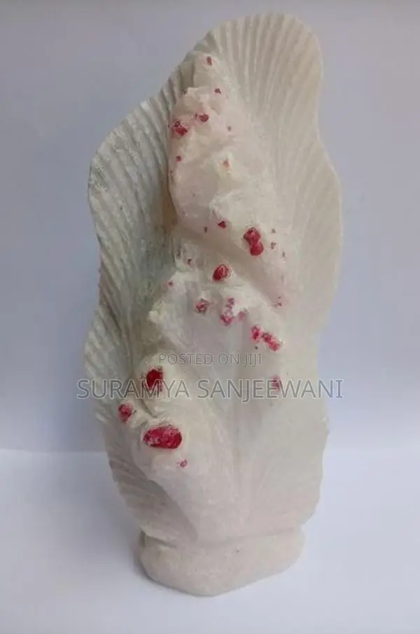 Natural Red Spinel Crystals in Calcite- 630g