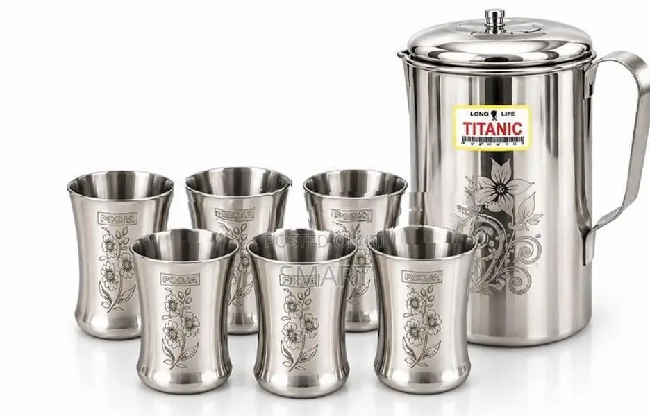 Stainless Steel Jug / Tumbler SJ-7 - (JUG-1600ML , TUMBLER-320ML)Set