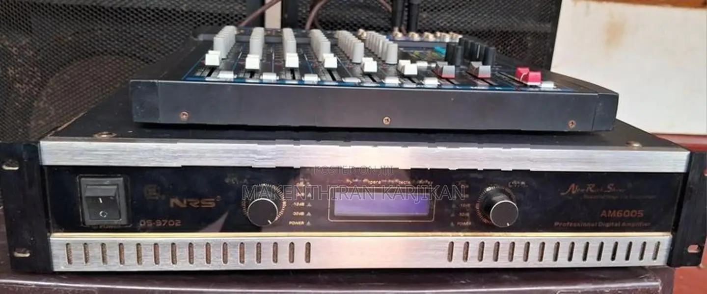 NRS Amp With Dual 15 Inch Top Mixer