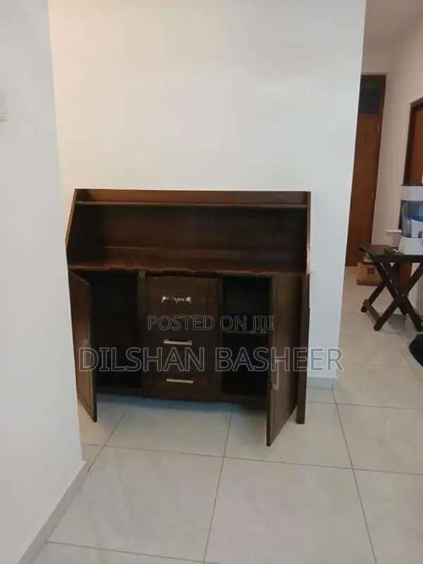 Wood Storage Cabinet