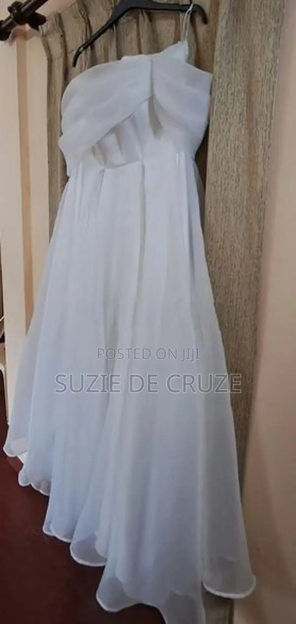 Custom-Made Off-Shoulder Bridal Gown