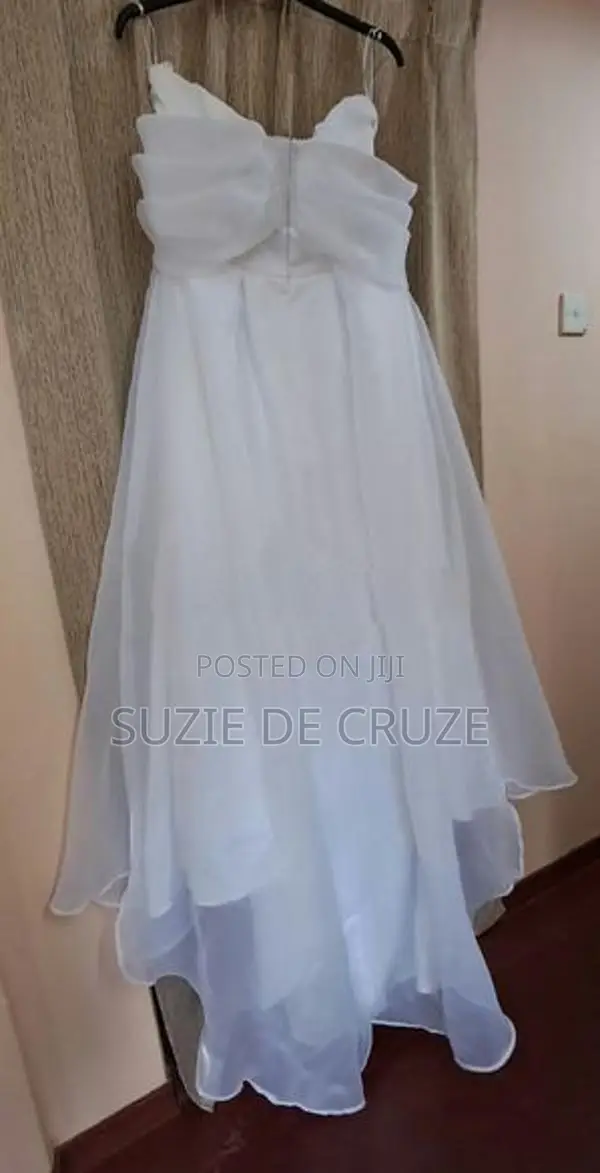 Custom-Made Off-Shoulder Bridal Gown