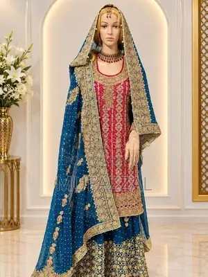 Pakistan Stye Lehenga Two Tone