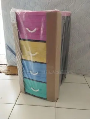 -Daxer 4 Drawer Plastic Cupboard