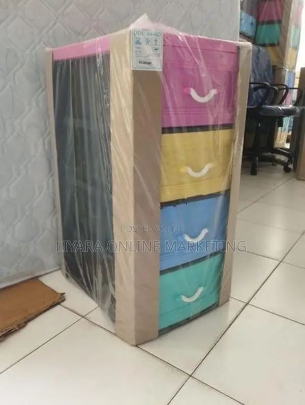 -Daxer 4 Drawer Plastic Cupboard