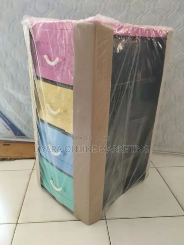 -Daxer 4 Drawer Plastic Cupboard
