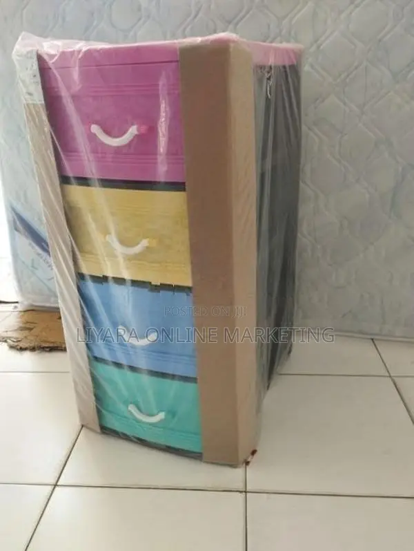 -Daxer 4 Drawer Plastic Cupboard