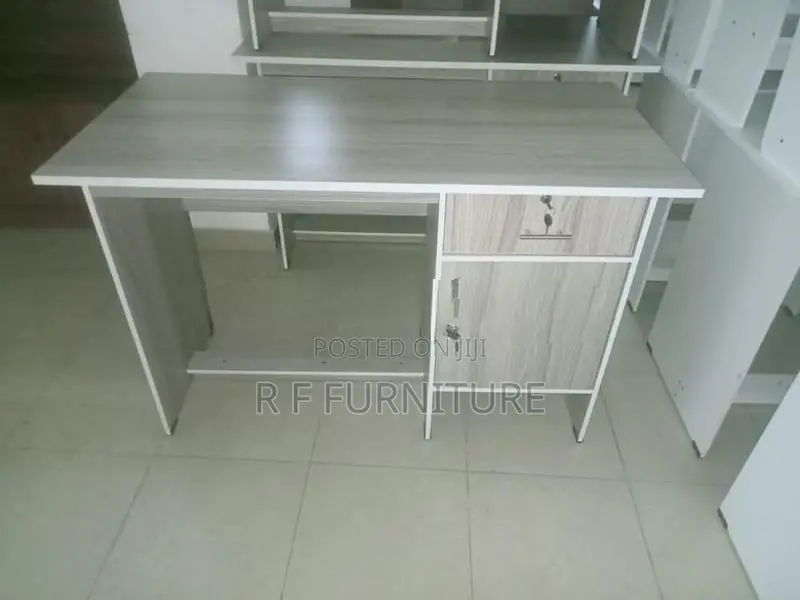 Melamine Writing Table With Cupboard 4by 2 003
