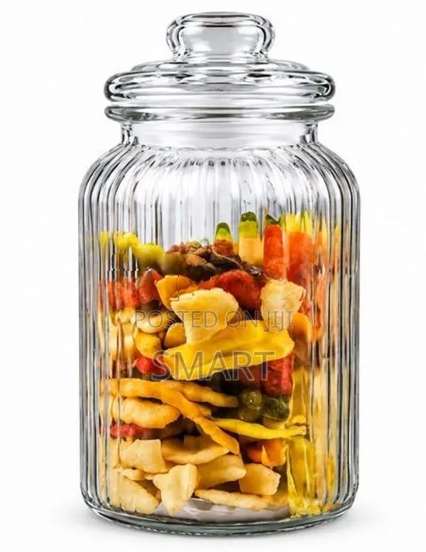 Soda Lime Glass Storage Jar 1300ML (HD105-1300)