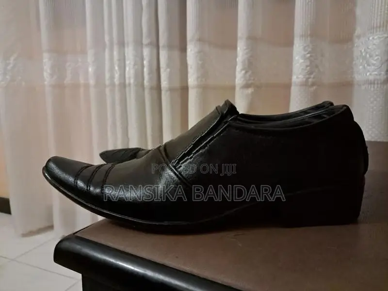 Men's Black Office Shoes