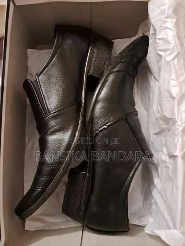 Men's Black Office Shoes