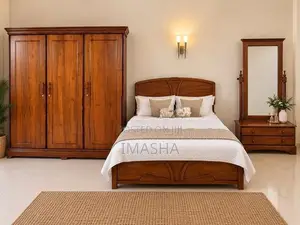 Teak Wood Bedroom Furniture Set