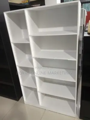 White Modern Book Rack (C-20)