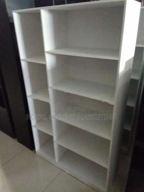 White Modern Book Rack (C-20)
