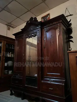 N.Porolis Fernando Antique Ceylonese Cupboard