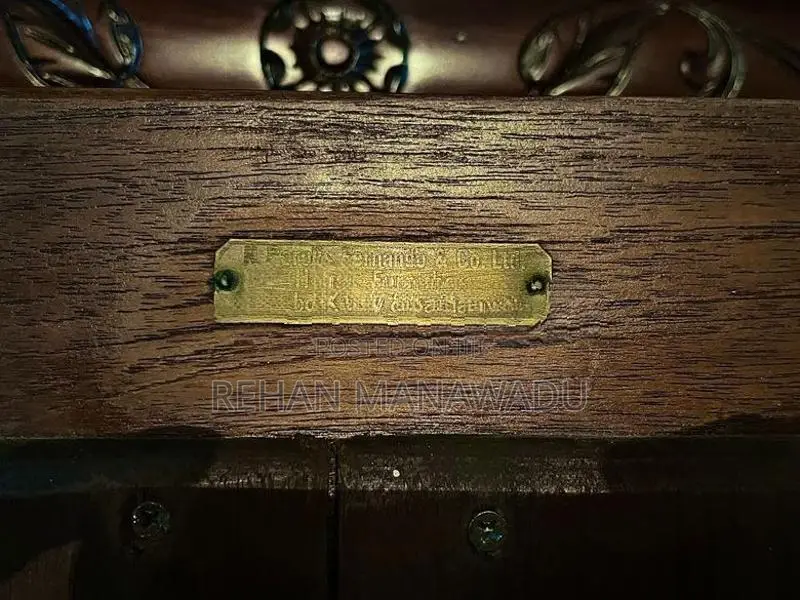 N.Porolis Fernando Antique Ceylonese Cupboard