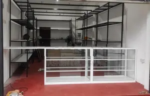 Show Cases With Storage Racks