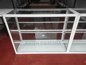 Show Cases With Storage Racks