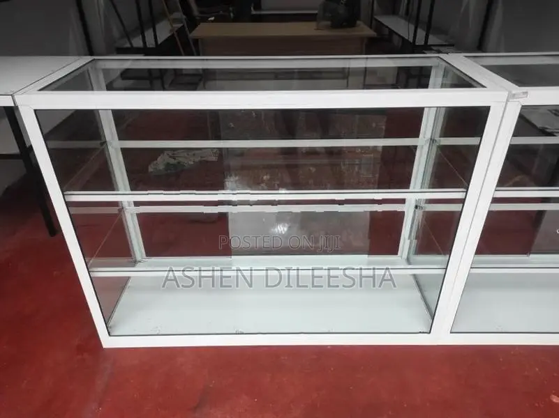 Show Cases With Storage Racks