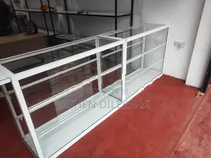 Show Cases With Storage Racks