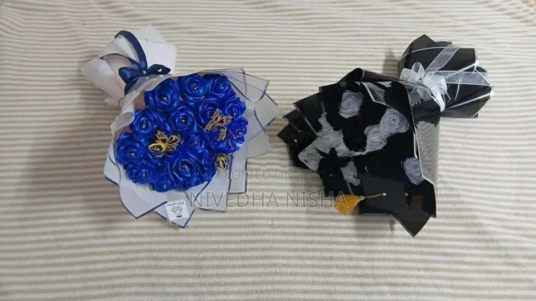 Satin Flower Bouquets