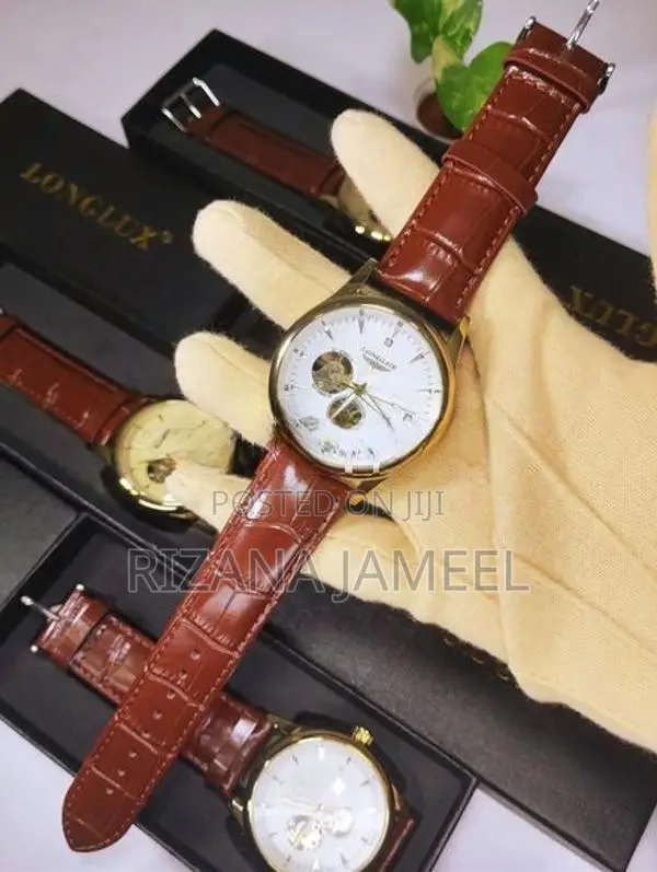 Longlux Automatic Mechanical Open-Heart Watch