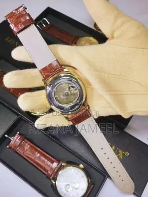 Longlux Automatic Mechanical Open-Heart Watch