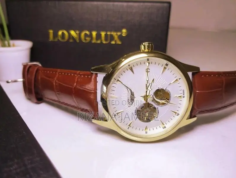 Longlux Automatic Mechanical Open-Heart Watch