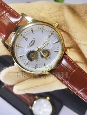 Longlux Automatic Mechanical Open-Heart Watch