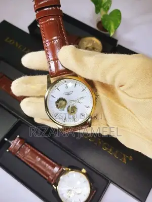 Longlux Automatic Mechanical Open-Heart Watch