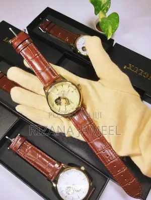 Longlux Automatic Mechanical Open-Heart Watch – Model 8020P
