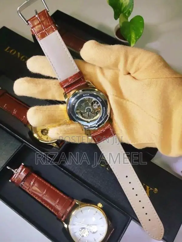 Longlux Automatic Mechanical Open-Heart Watch – Model 8020P