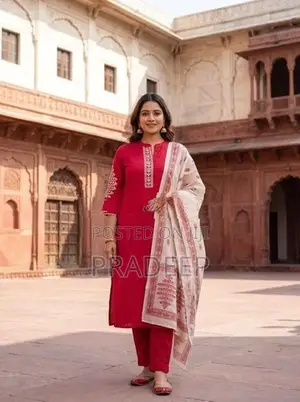 Cotton Kurti 3pcs Set