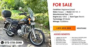 Suzuki GN125 2019 Motorbike (Used)