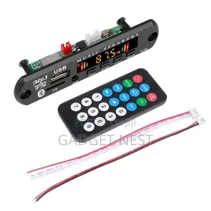 Bluetooth 5.0 USB MP3 Decoder Board With FM Radio, AUX, TF Card