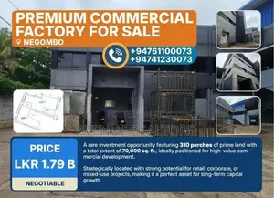 Premium Commercial Factory for Sale in Negombo (CP4753)