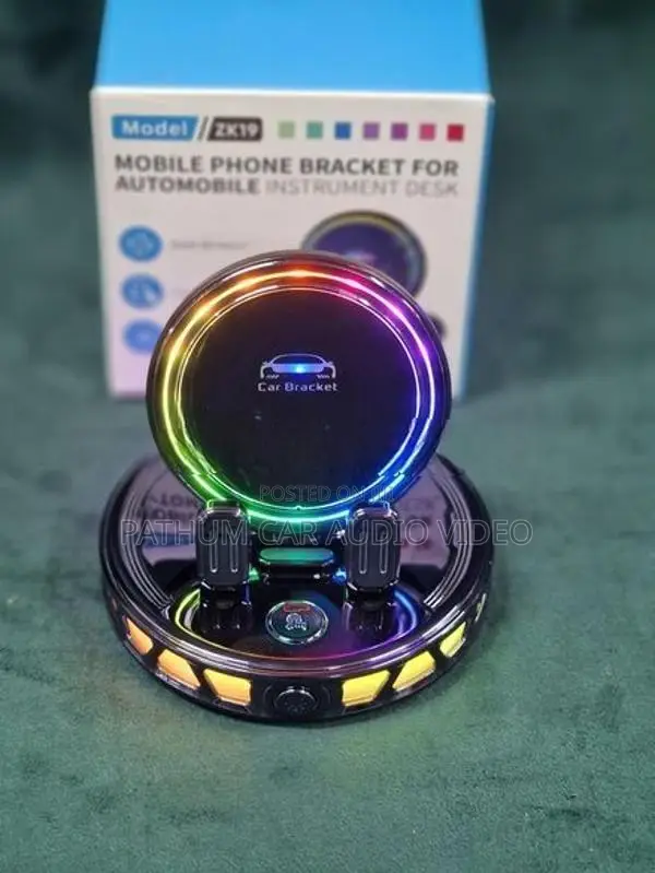 360° Rotatable LED Car Phone Holder