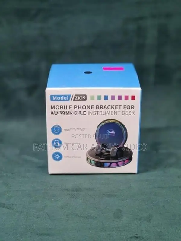 360° Rotatable LED Car Phone Holder