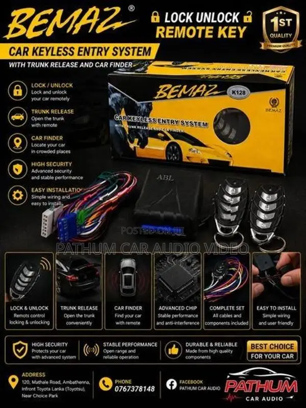 Bemaz Lock Unlock Remote Key