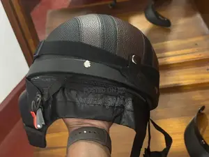Half Helmet With Goggles