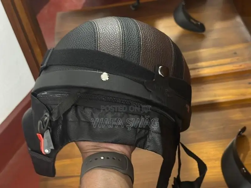 Half Helmet With Goggles