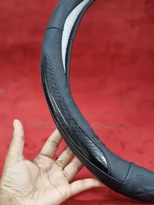 Steering Wheel Cover with Black Color Design