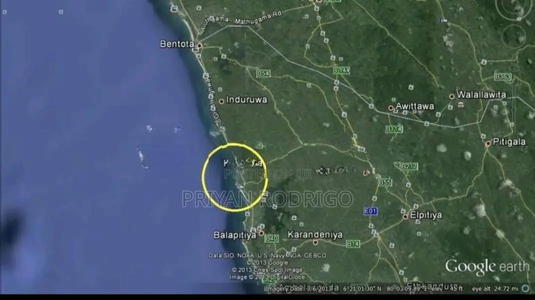 Kosgoda 202.7 Perches of Beach Front Land for Sale