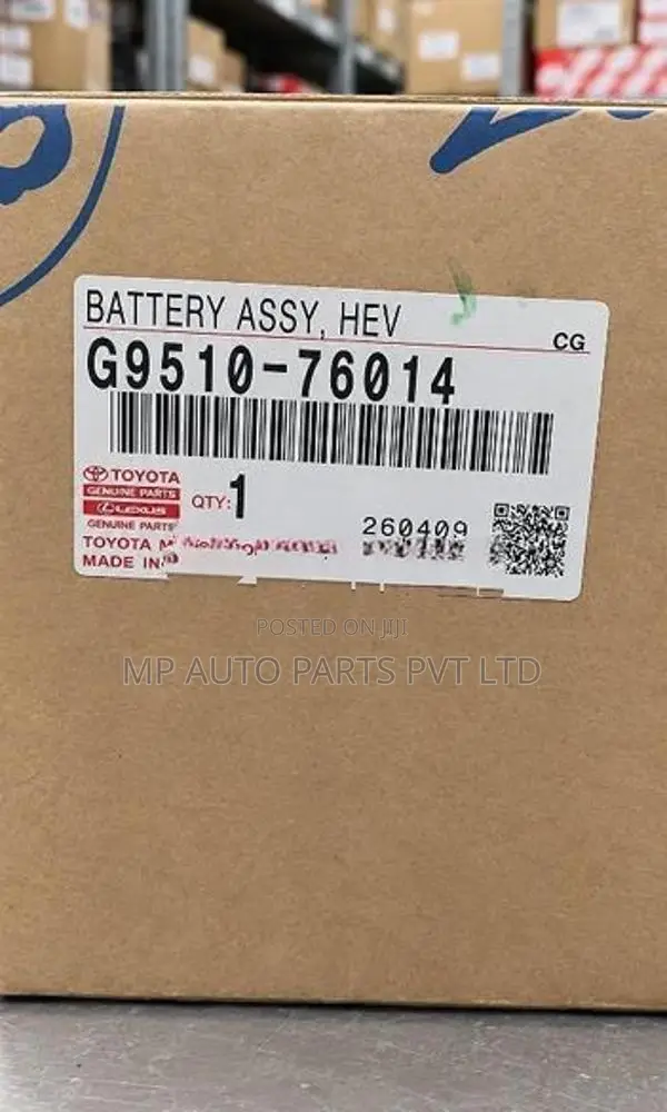 Toyota Axio Brand New Hybrid Battery