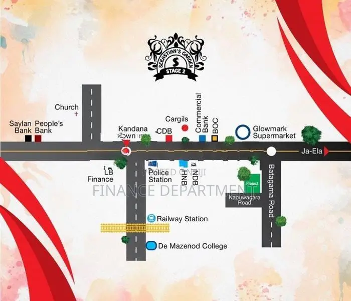 Luxury Land for Sale in Kandana Gated community Kapuwagara Road