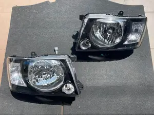 Nissan Patrol Y61 Black Base Headlight Set