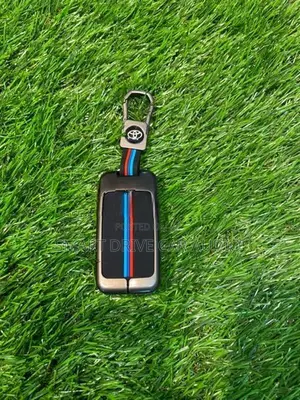 MG Premium Key Cover – Stylish Metal Finish Racing Stripe Design