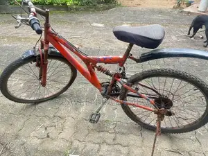 Red Dual Suspension Mountain Bicycle / MTB