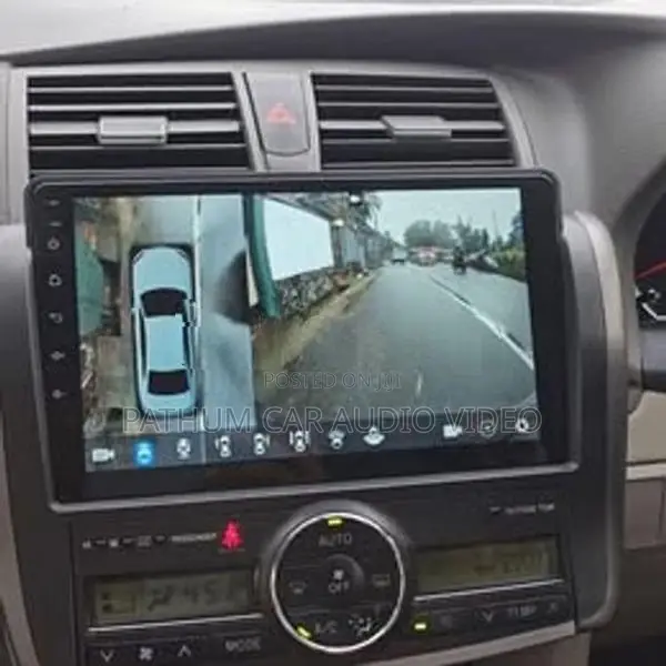 Toyota Allion 260 Lenovo Android Player with Bird View Camera System